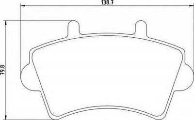 MAGNETI MARELLI 363700201310 -  Комплект тормозных колодок, дисковый тормоз